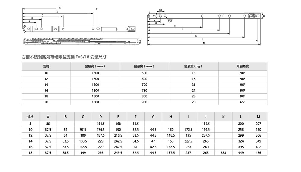 square groove weight type stainless steel series friction hinge